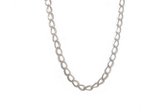 Cilvery - zilveren collier - hol- glad - 50 cm en 46 cm