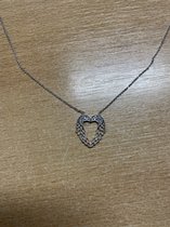 Akyol - hart ketting - voor hem en haar - Valentijn cadeau - duo ketting - zilveren ketting - hartjes ketting - ketting - collier - hart - ketting met een hanger - harten - zilver