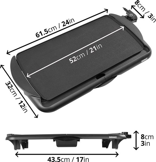 Ohmex Teppanyaki Elektrische Grill-Plancha Schwarz günstig kaufen Ohmex Teppanyaki Elektrische Grill-Plancha Schwarz günstig kaufen