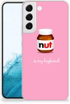 Leuk Hoesje Geschikt voor Samsung Galaxy S22 Plus Telefoonhoesje Nut Boyfriend