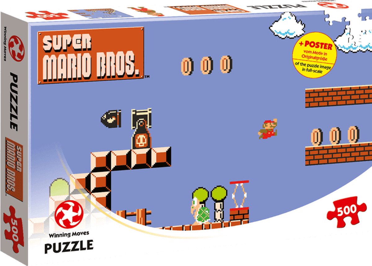 Winning Moves Legpuzzel Super Mario Bros 500 Stukjes | bol.com