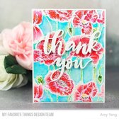 Poppies Background Stamp (BG-103)