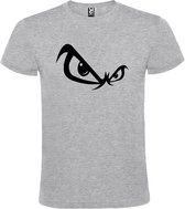 Grijs T-shirt ‘No Fear’ Zwart Maat XS