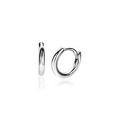 ZINZI zilveren klapoorringen glad 10x2mm ZIO2261