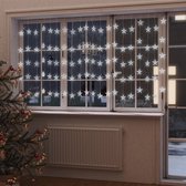 vidaXL Lichtsnoergordijn sterren met 500 LED's en 8 functies koudwit