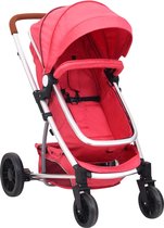 vidaXL Kinderwagen 2-in-1 aluminium rood