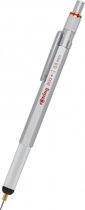 Rotring 800 + 0.5mm - Vulpotlood - Zilver - Mechanical Pencil & Stylus Hybrid