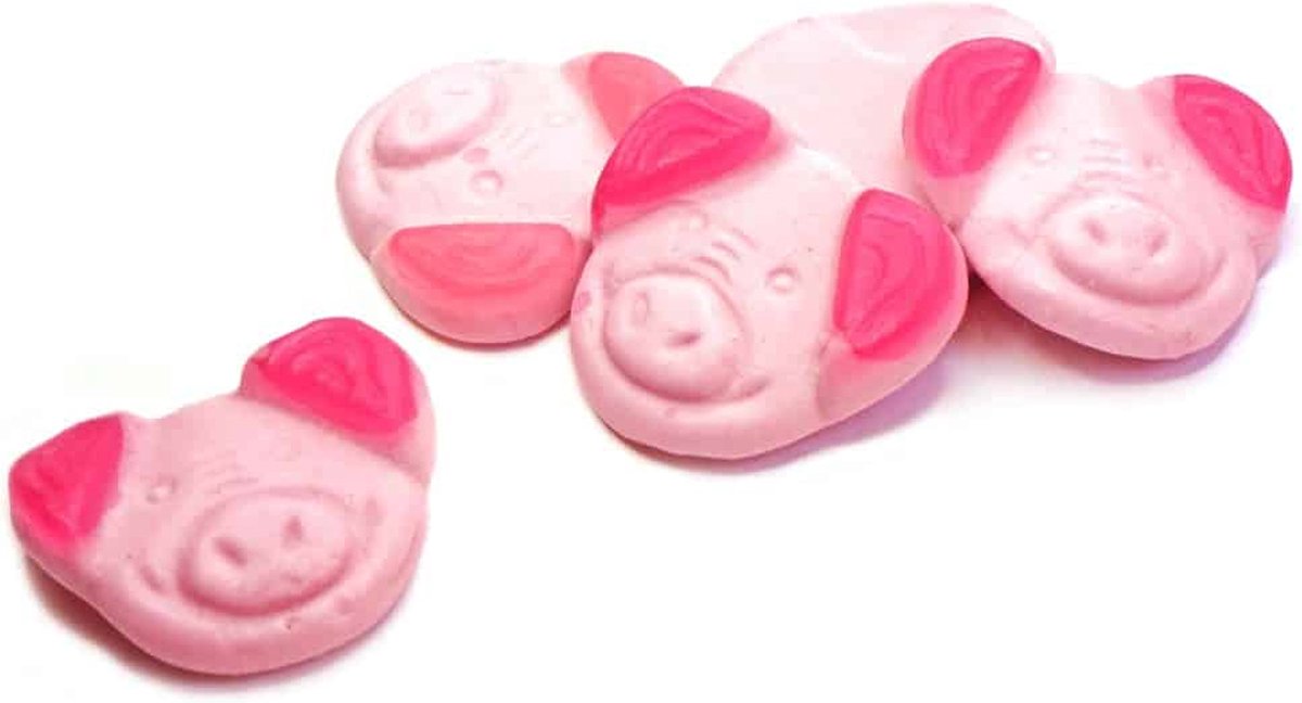 6 Zakken Katja Biggetjes á 500 gram - Voordeelverpakking Snoepgoed