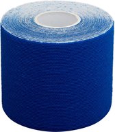 12x PREMIUM kinesiotape sporttape, elastische kwaliteitsbandage, 100% geweven katoen, waterafstotend, rollengte 5m, breedte 5cm marineblauw