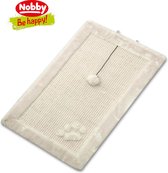 Nobby Kattenspeelgoed - Krabplank - Krabmat - Met Speeltje - Beige - 58x38 CM