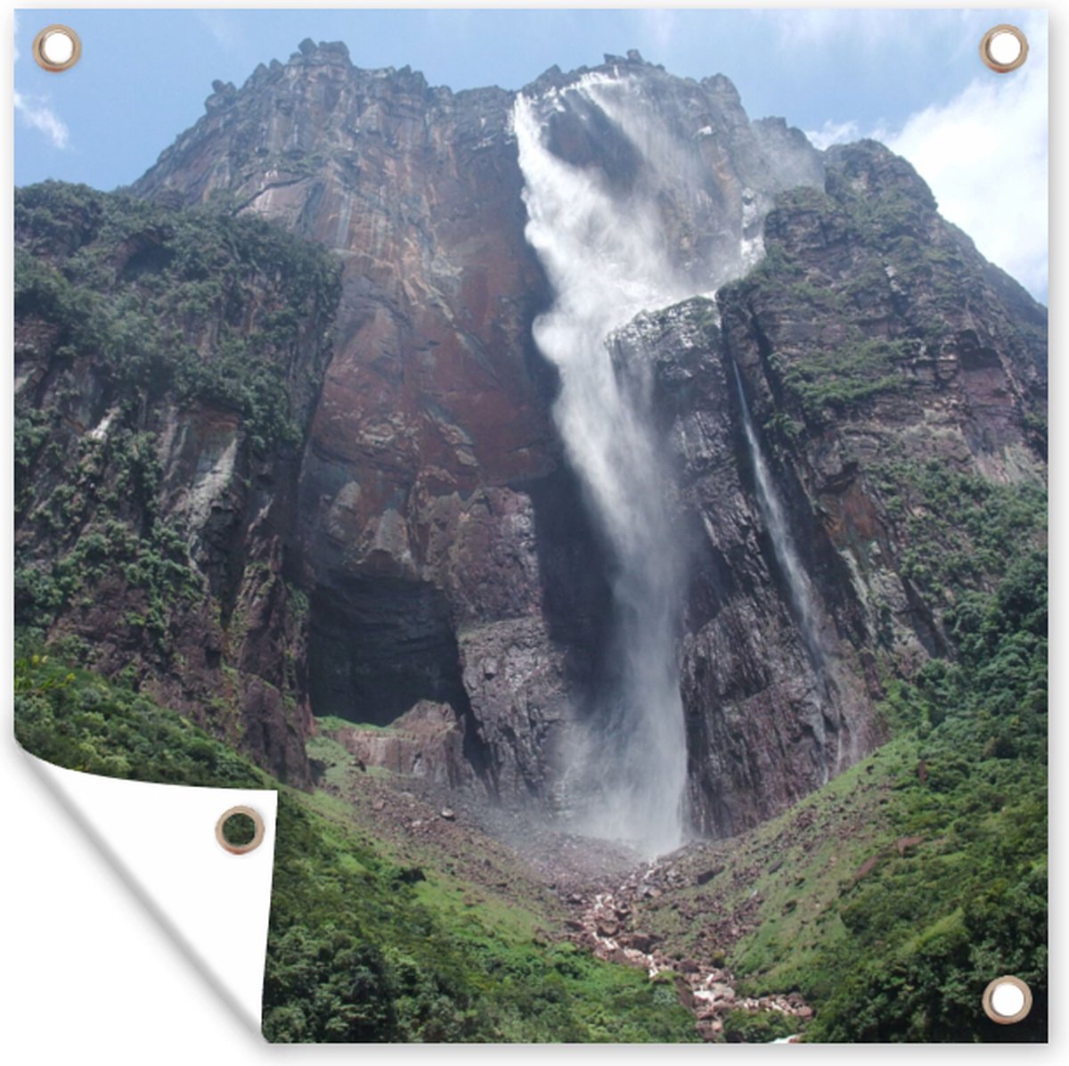 Affiche de Jardin Chutes d'eau dans le Parc National de Canaima au ...