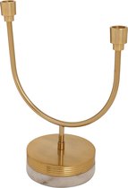 Kandelaar Clarice 125 goud/wit