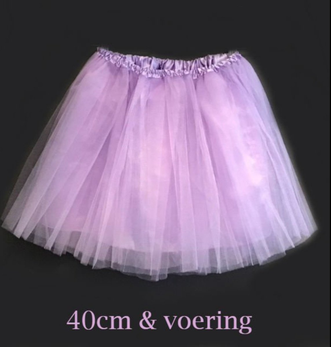 Tutu - Lila met voering - 40 cm