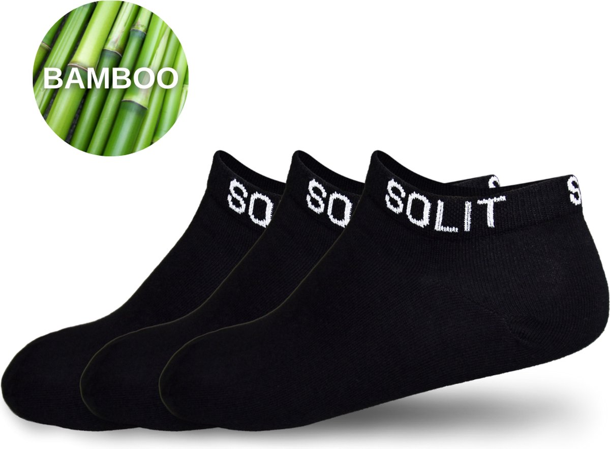 Bamboe Enkelsokken die niet afzakken - Maat 35-38 - voor Dames en Heren - Naadloze sokken - Sneakersokken Dames en Heren - Sokken