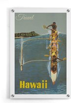 Walljar - Hawaii Travel - Muurdecoratie - Plexiglas schilderij