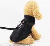 Dogs&Co Warme Waterproof Hondenjas Zwart Maat XS -  Geschikt voor kleine honden