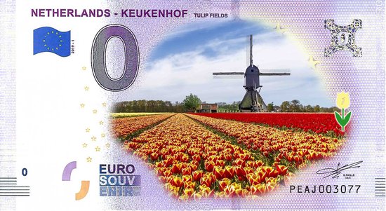 Afbeelding van het spel 0 Euro biljet 2019 - Keukenhof Tulip Fields KLEUR