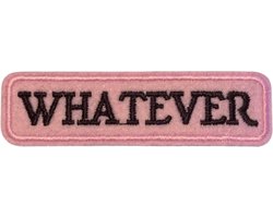 Patchy® – Whatever Strijkpatch - Strijkapplicatie - Strijkembleem - Badge - Patches