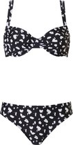 Dames Bikini Pastunette - Spots - Zwart/Wit - maat 38