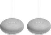 Google Nest Mini - Smart Speaker / Grijs / Nederlandstalig - 2-pack