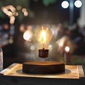 MaxiQualis Magnetisch Zwevende LED Draadloze Gloeilamp - Tafellamp voor Unieke Cado - Kamerdecoratie - Nachtlampje