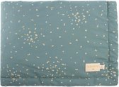 Nobodinoz | Wiegdeken / Deken Baby / Laponia Blanket Mini 70x70cm Magic Green