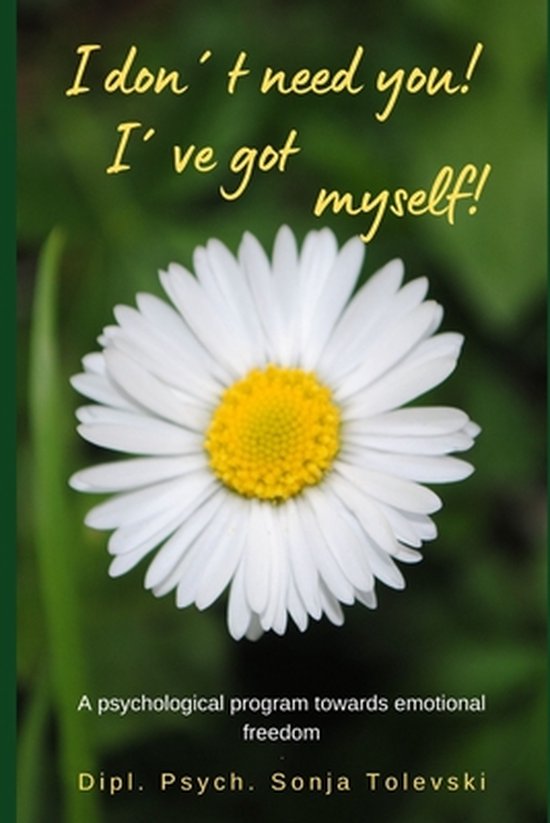 I don´t need you! I´ve got myself! - cover