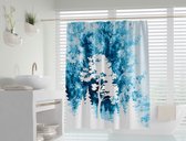 Zethome Tree - Douchegordijn 180x200 cm - Digitale Printtechnologie - Badkamer Gordijn - Shower Curtain - Waterdicht - Sneldrogend - Anti Schimmel - Wasbaar - Duurzaam