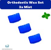 3x Orthodontic Wax - Beugel Wax - Mint Smaak - Beugelverzorging