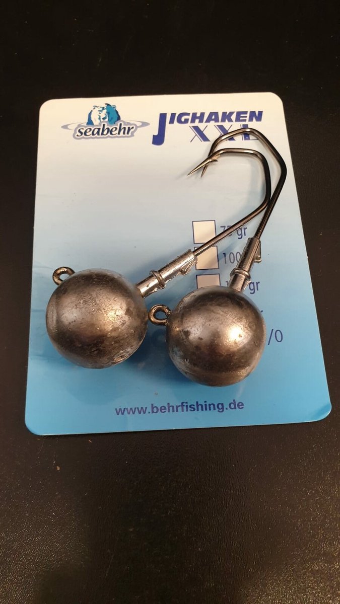 Seabehr Jighead met XXL haak - haakmaat 10/0 - 170gr. van Seabehr — afbeelding 2