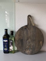 Borrelplank - Serveerplank - Tapasplank - 35x45x4 cm - Rond