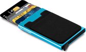 Walletstreet Uitschuifbare Pasjeshouder DS Plus - Walletstreet Aluminium Creditcardhouder Card Protector Anti-Skim/ RFID Card Protector 8 Pasjes – Blauw/blue