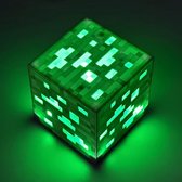 Minecraft Lamp - Erts - Lampje - Nachtlamp - Tafellamp - Sfeerlamp - Bekend van Minecraft - Sfeerverlichting - Oplaadbaar - USB - 8cm - Cadeau voor hem/haar - Cadeau voor kinderen