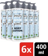 Love Beauty and Planet Coconut Water & Mimosa Flower Lucious Hydration Bodylotion - 6 x 400 ml  - Voordeelverpakking