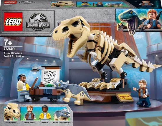 LEGO Jurassic World Tentoonstelling Dinosaurusfossiel van T-Rex - 76940