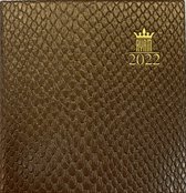 Ryam Princesse Luxe Python 2022 Brons Week per 2 pagina's 7,5x7,5cm