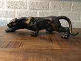 Panter beeldhouwkunst, ijzer-brons-look