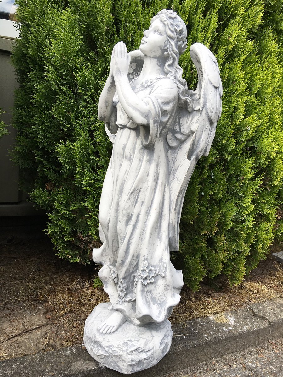 Bel ange ornement ailé ange sculpture pierre ange mémorial ange
