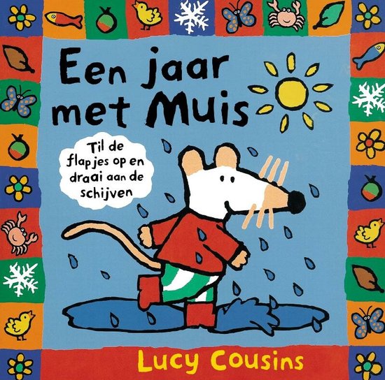 Cover van het boek 'Een jaar met Muis' van Lucy Cousins