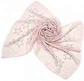 Stars Roze/grijs sjaal