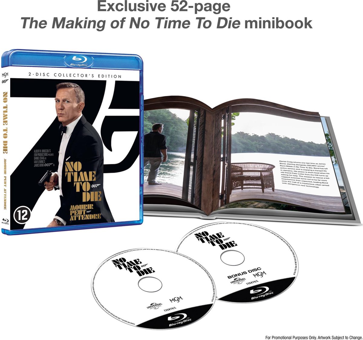 James Bond: No Time To Die (Blu-ray + Booklet) - 