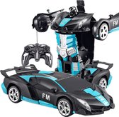 Huntex RC Transformerende Auto/Robot - Lamborghini FM - Zwart/Groen
