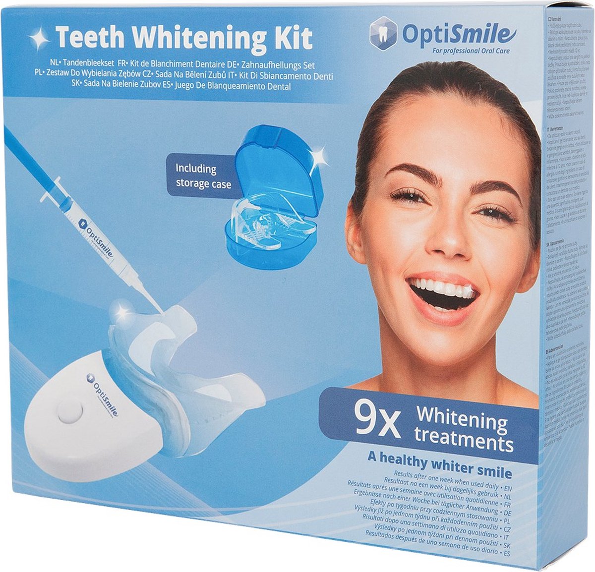 OptiSmile Tandenbleekset Teeth Whitening Kit 9X | bol.com