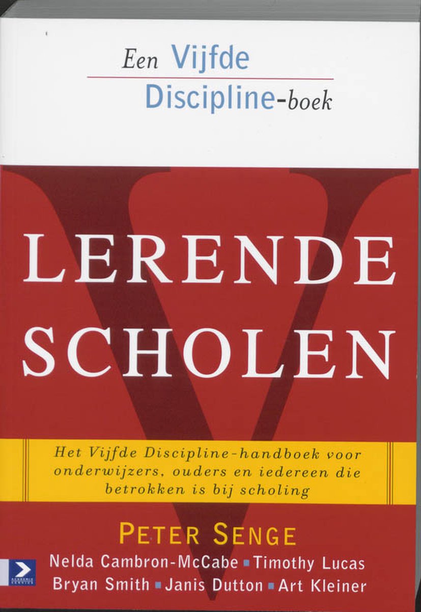 Omslag van Een Vijfde Discipline-boek 4 - Lerende scholen