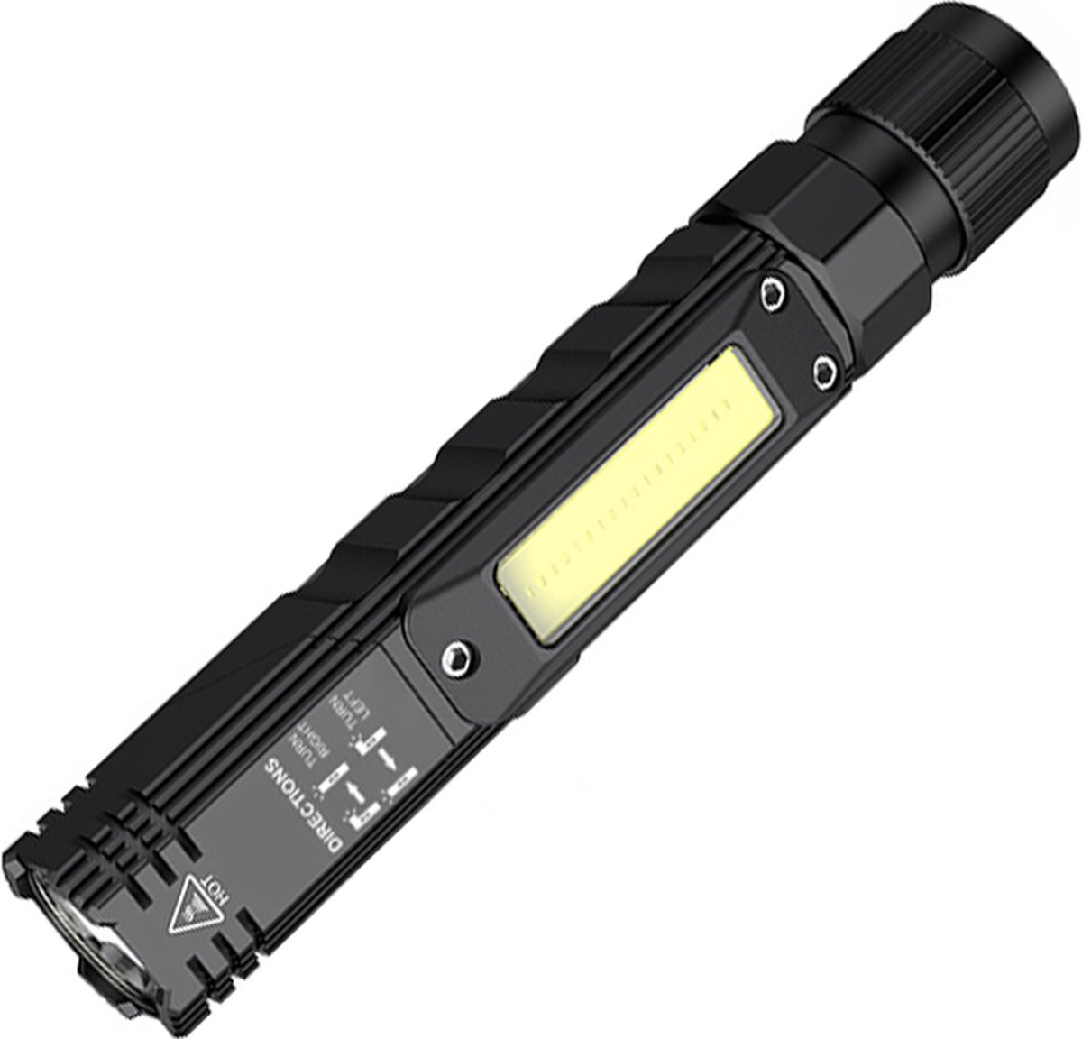 Zaklamp LED - Oplaadbaar USB - Met accu - Verstelbaar - 5W - Hoofdlamp LED - Met Hoofdband