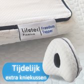 Lifetec Premium Freedom Topper 180x200 - Traagschuim En Koudschuim - Topdekmatras 180 x 200 - Topmatras