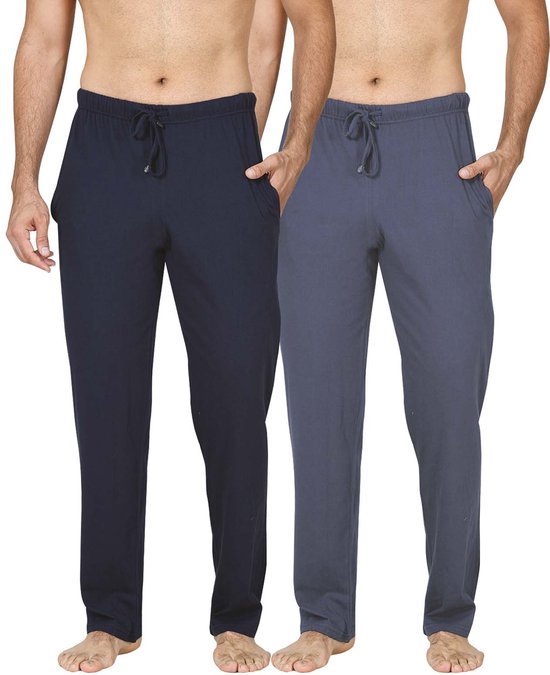 Pyjama Homme - Pantalon - Lot de 2 - Marine / Blauw - M