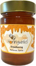 Honingwinkel - Premium distelhoning Spanje 450g Honingwinkel ( - 450g - Spanje - Honing Vloeibaar - Honingpot