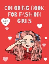Coloring Book for Fashion Girls