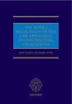 The Rome I Regulation on the Law Applicable to Contractual Obligations